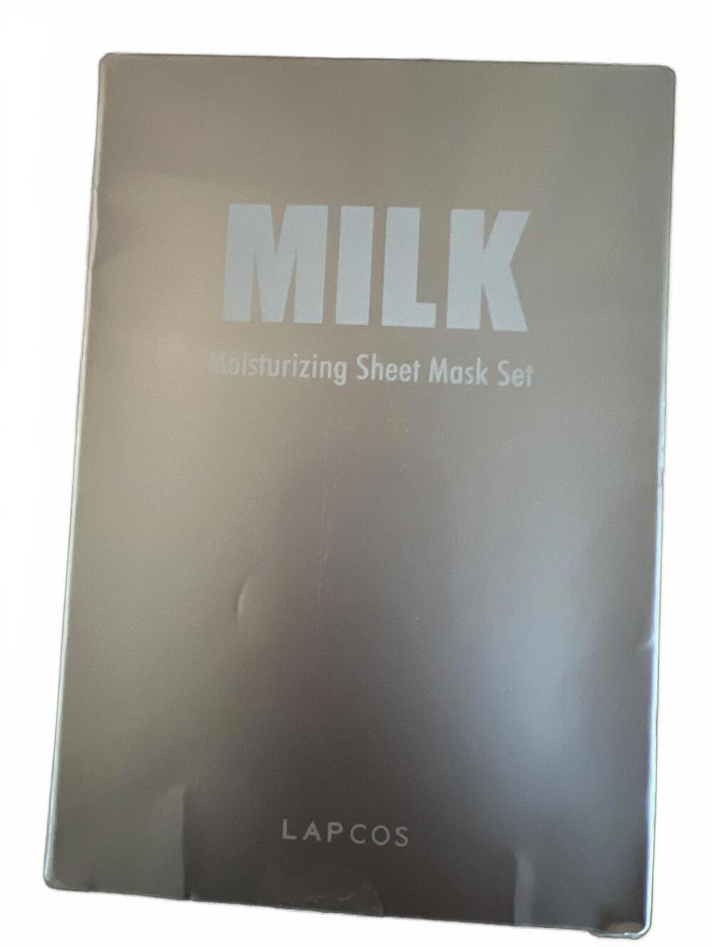 LAPCOS Milk Moisturizing Sheet Mask Set (5 pack)